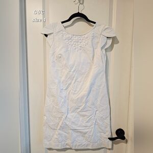 Lilly Pulitzer White Beaded Dress